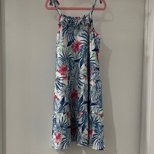 Tommy Bahama Kids Floral Dress - Blue and Pink